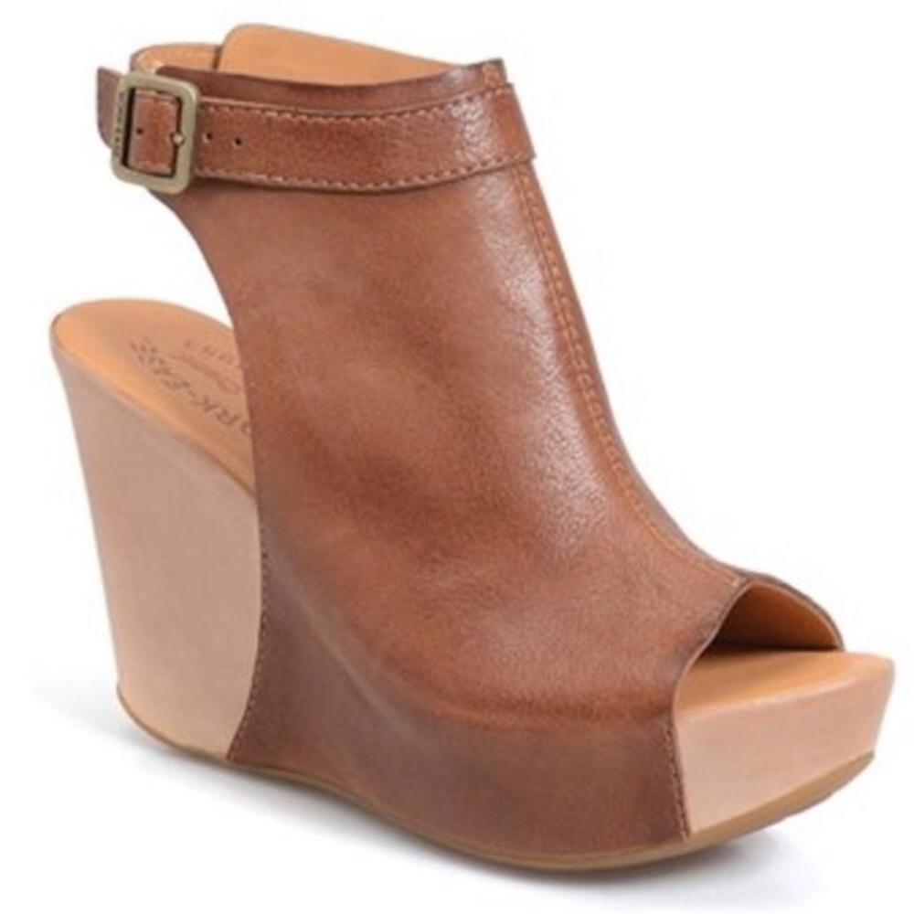 Kork-Ease open toed wedges